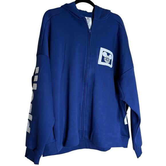 Walt Disney World Spirit Jersey Jacket Sweater Men XXL Long Sleeve Plus Size WDW - Picture 2 of 14